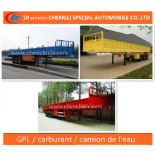 40ft 3 Essieux Paroi Laterale Semi-Remorque Trailer